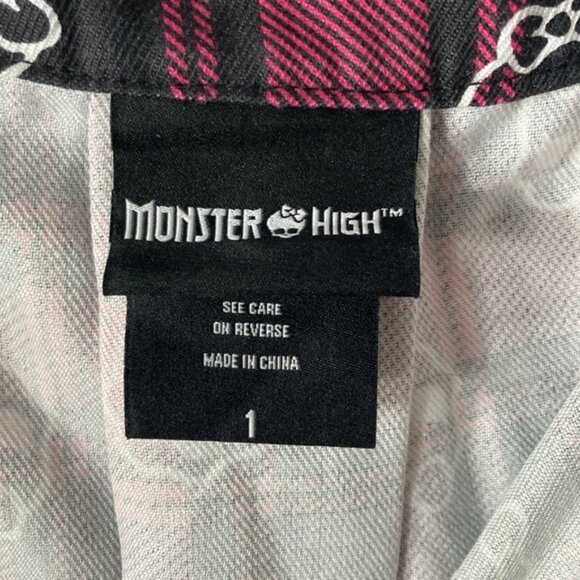Hot Topic Monster High Plus Size Draculaura Pink Plaid skirt size 1X - Picture 3 of 6
